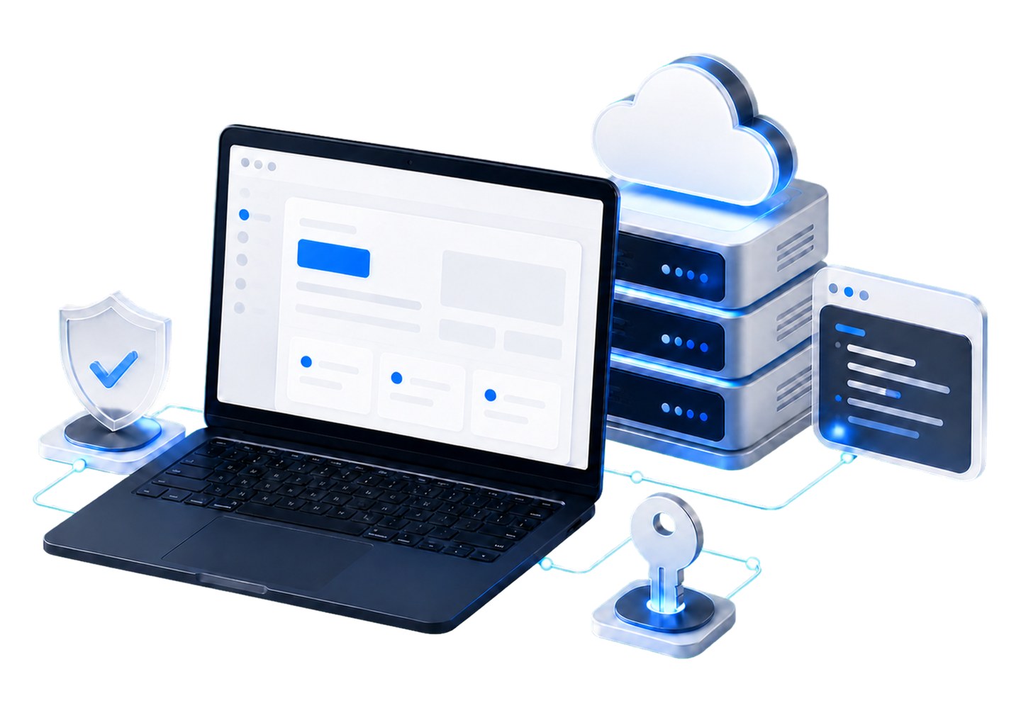 Solution numérique sur mesure : application, infrastructure cloud, sécurité et documentation remise au client